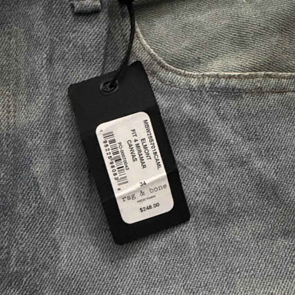 Rag & Bone Men's Miramar Jeans NWT size 34 - Picture 2 of 7